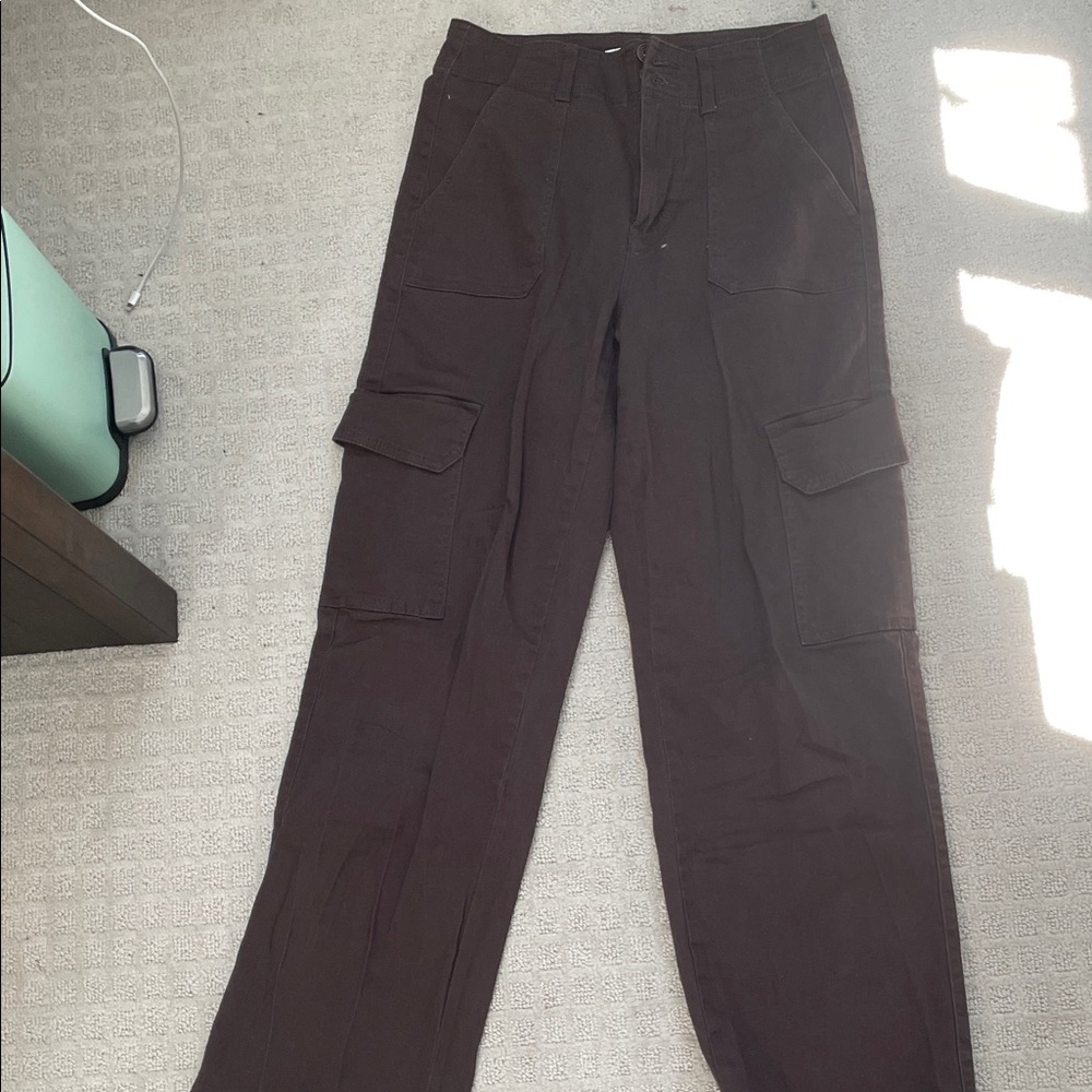 Dark Brown Cargo Pants